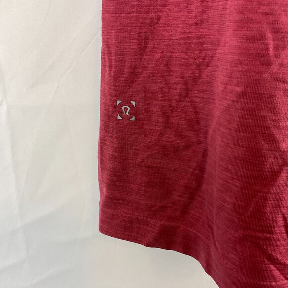 Lululemon Metal Vent Tech Shirt Men's L Muted Red Short Sleeve - Picture 9 of 10